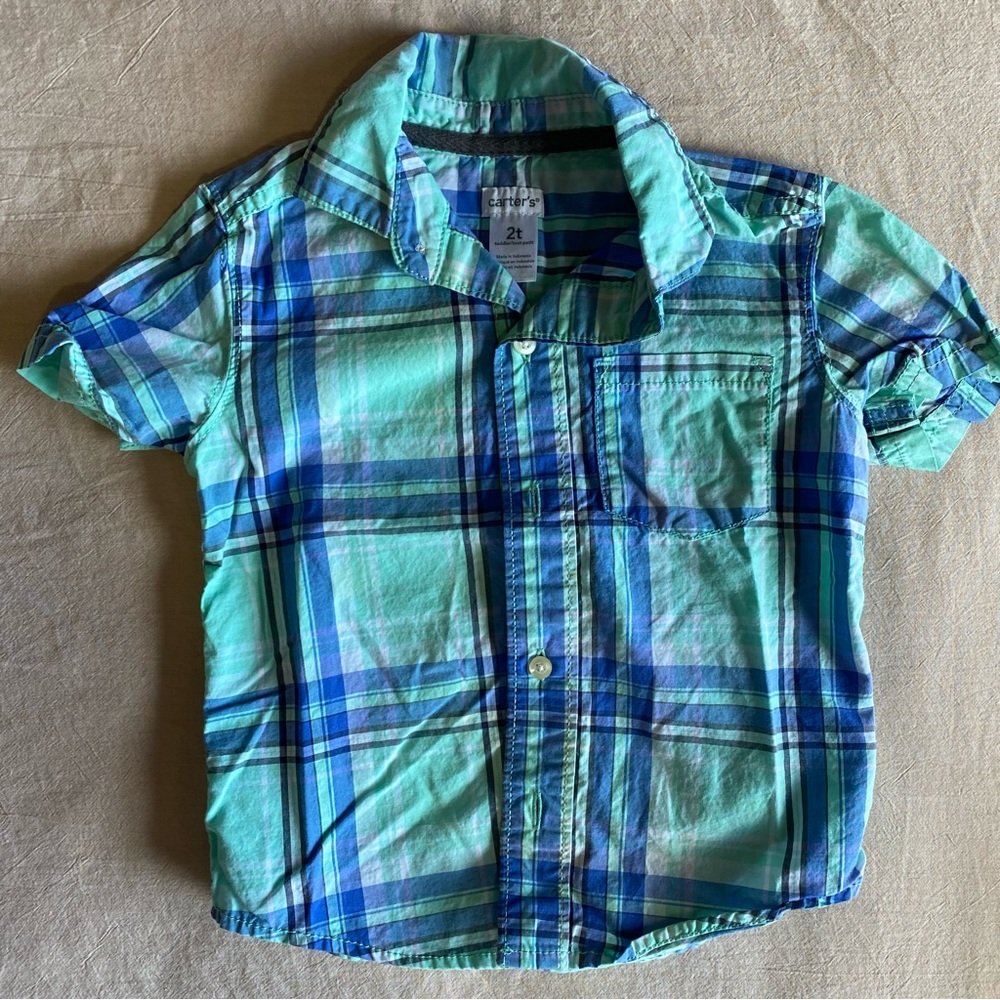 NWOT Toddler Boy Bundle of Button Down Collar T-Shirts. Set of 5. Size 2T - Picture 11 of 13